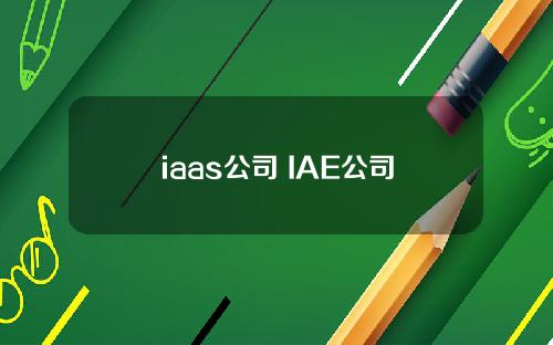 iaas公司 IAE公司