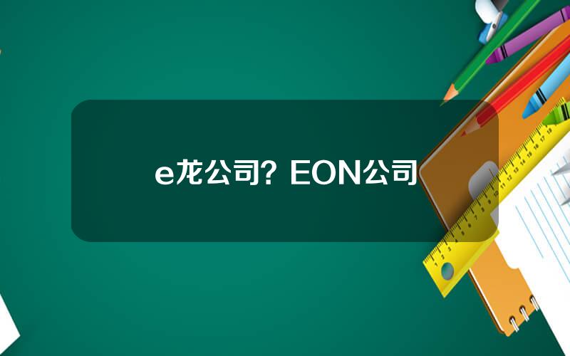 e龙公司？EON公司