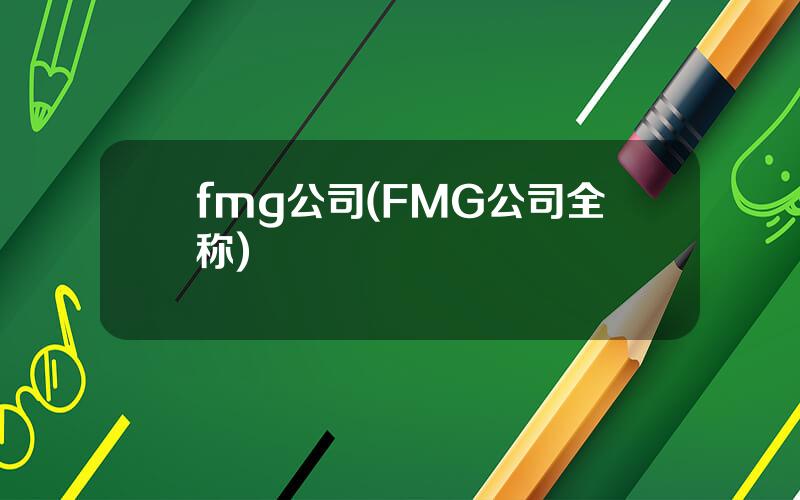 fmg公司(FMG公司全称)