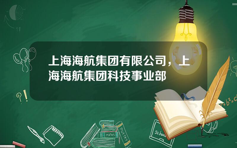 上海海航集团有限公司，上海海航集团科技事业部